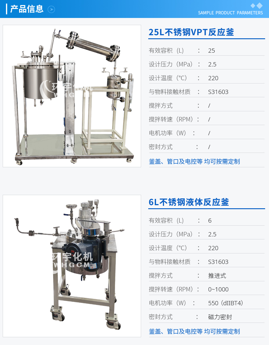 VPT反應釜系統(tǒng)集成